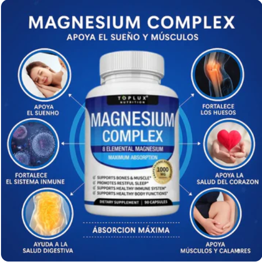 Magnesium Complex 8 en 1 - Consigue un Equilibrio Físico y Mental