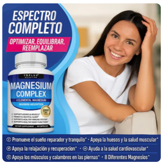 Magnesium Complex 8 en 1 - Consigue un Equilibrio Físico y Mental