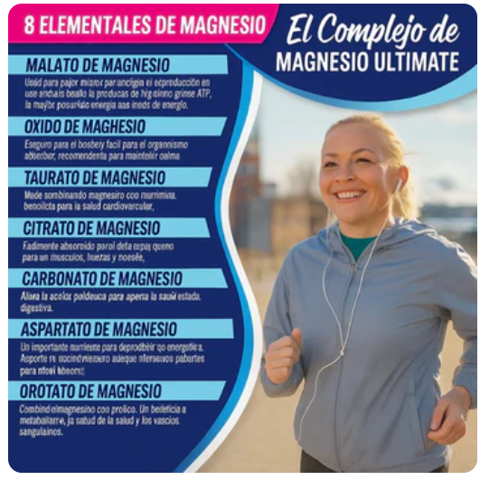 Magnesium Complex 8 en 1 - Consigue un Equilibrio Físico y Mental