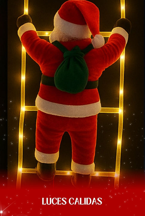 Papá Noel Escalador Hiperrealista - Magic Santa (extra largo y resistente al agua)