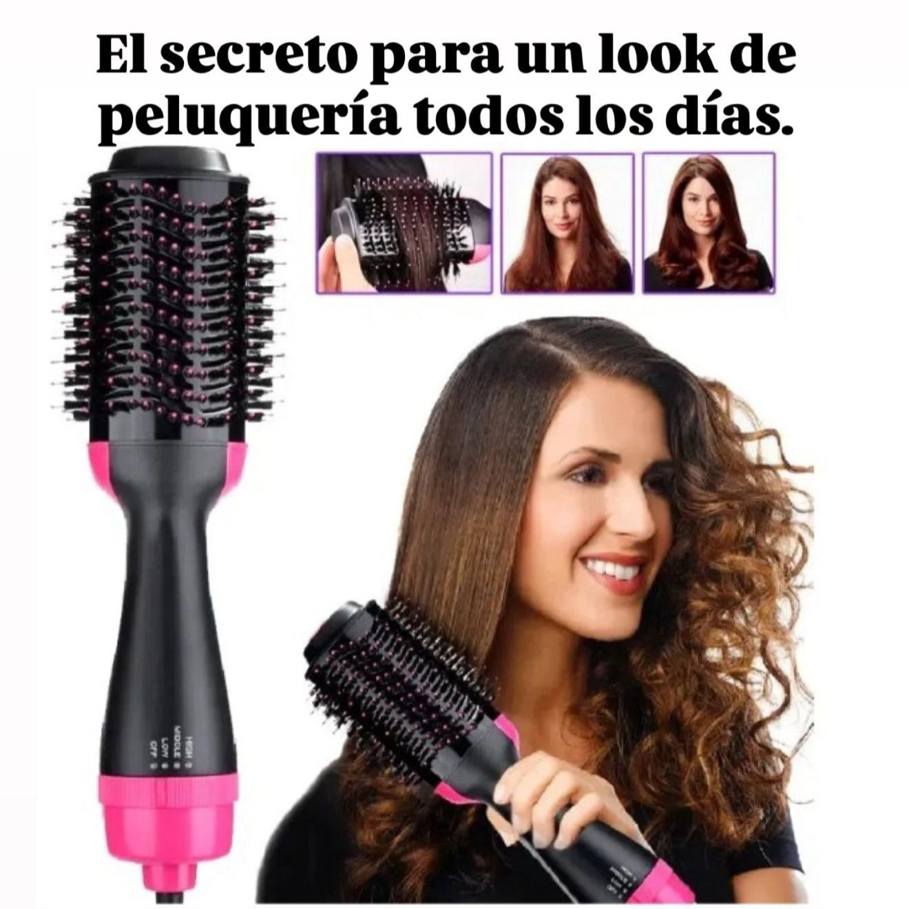 LisoFlash® - Cepillo Eléctrico Alisador