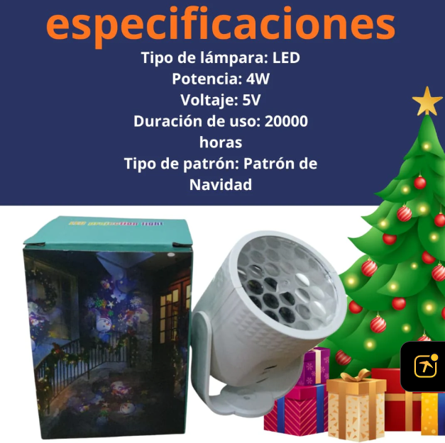 MagicLight™ -  Súper Proyector De +50 Figuras Navideñas