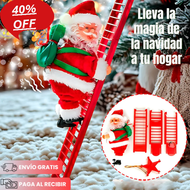 Santa Music Climber - Sube y Baja La Escalera Divertidamente