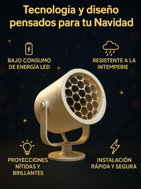 MagicLight™ -  Súper Proyector De +50 Figuras Navideñas