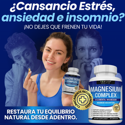 Magnesium Complex 8 en 1 - Consigue un Equilibrio Físico y Mental