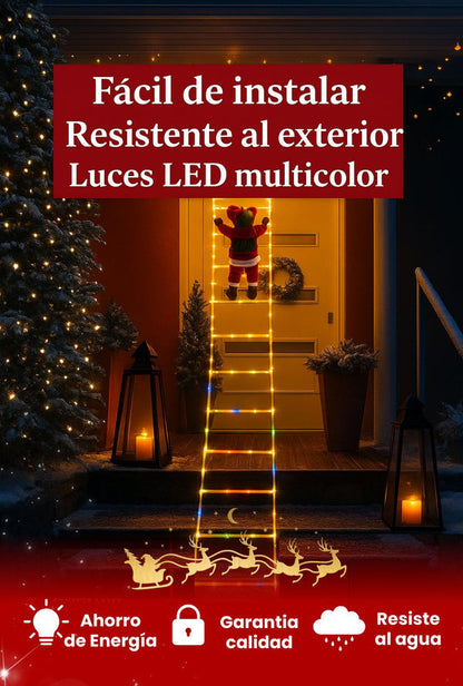 Papá Noel Escalador Hiperrealista - Magic Santa (extra largo y resistente al agua)